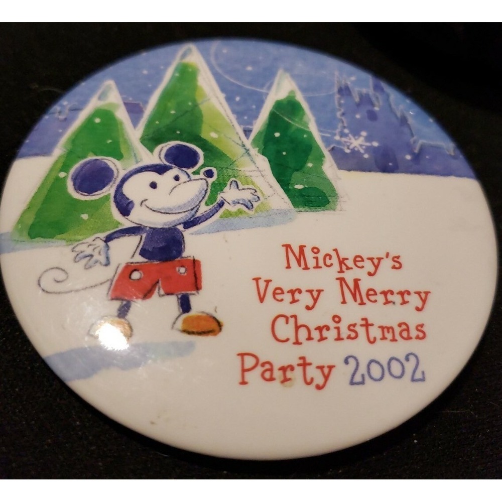 Disney Mickey's Very Merry Christmas Party‎ 2002 Button Pin 18246